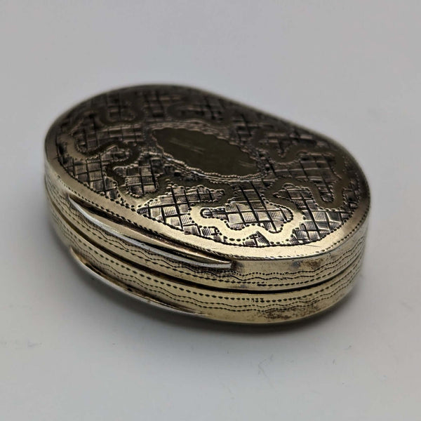 1819 年英國古董純銀油醋汁配海綿 John Shaw